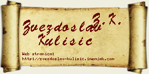 Zvezdoslav Kulišić vizit kartica